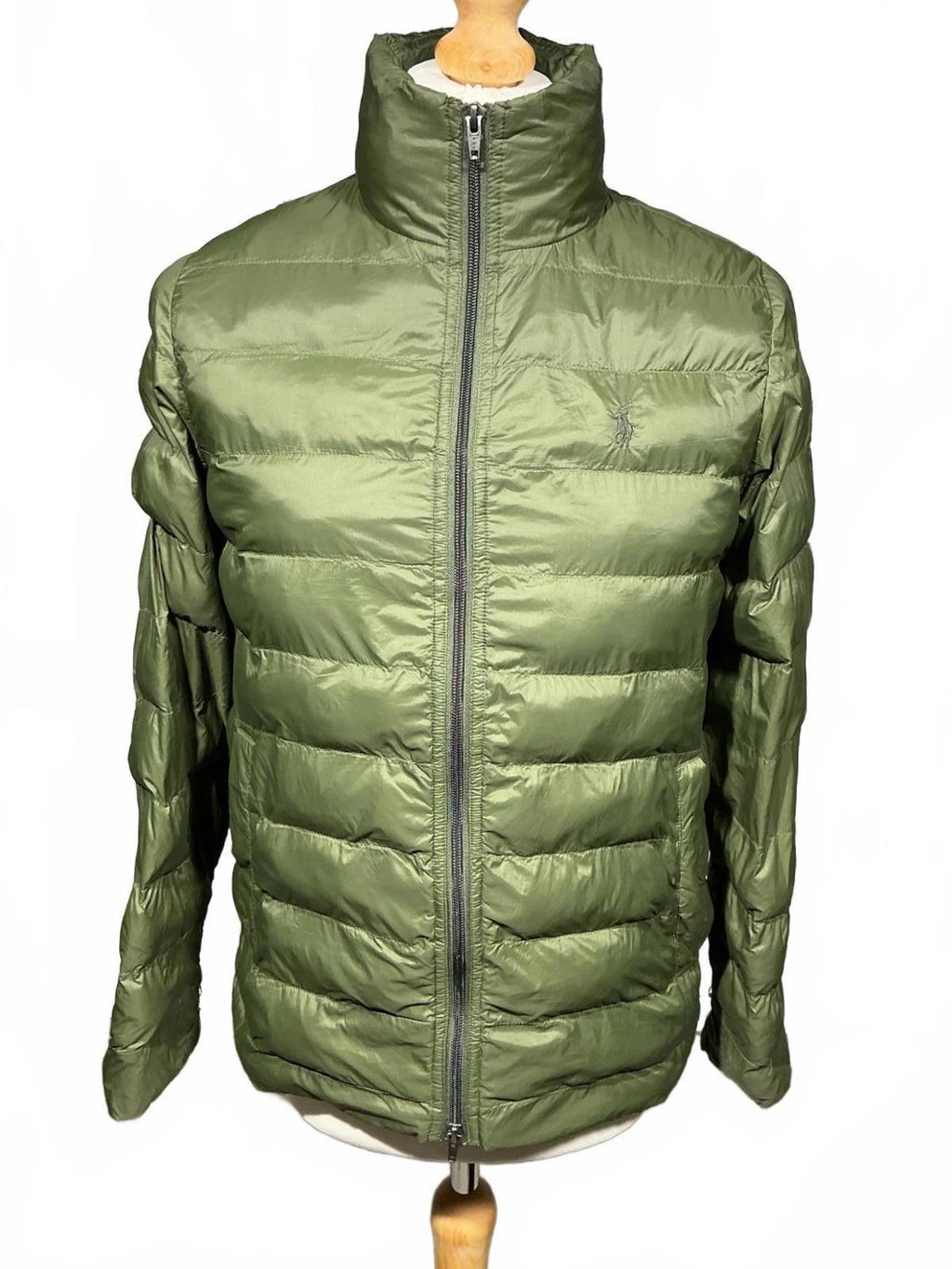 Ralph Lauren Men's Olive Green Puffer Jacket