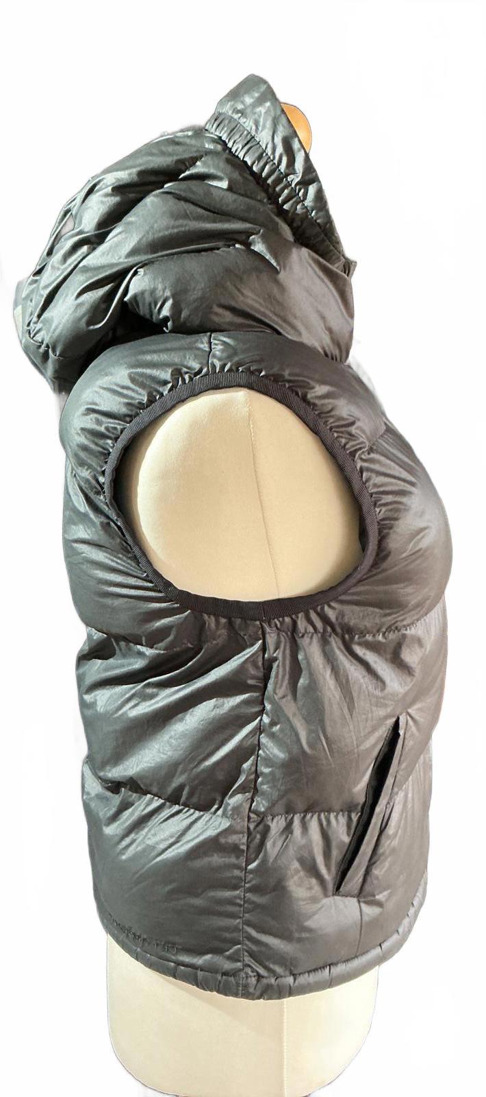 Nike Black Hooded Puffer Gilet Vest Size Regular M