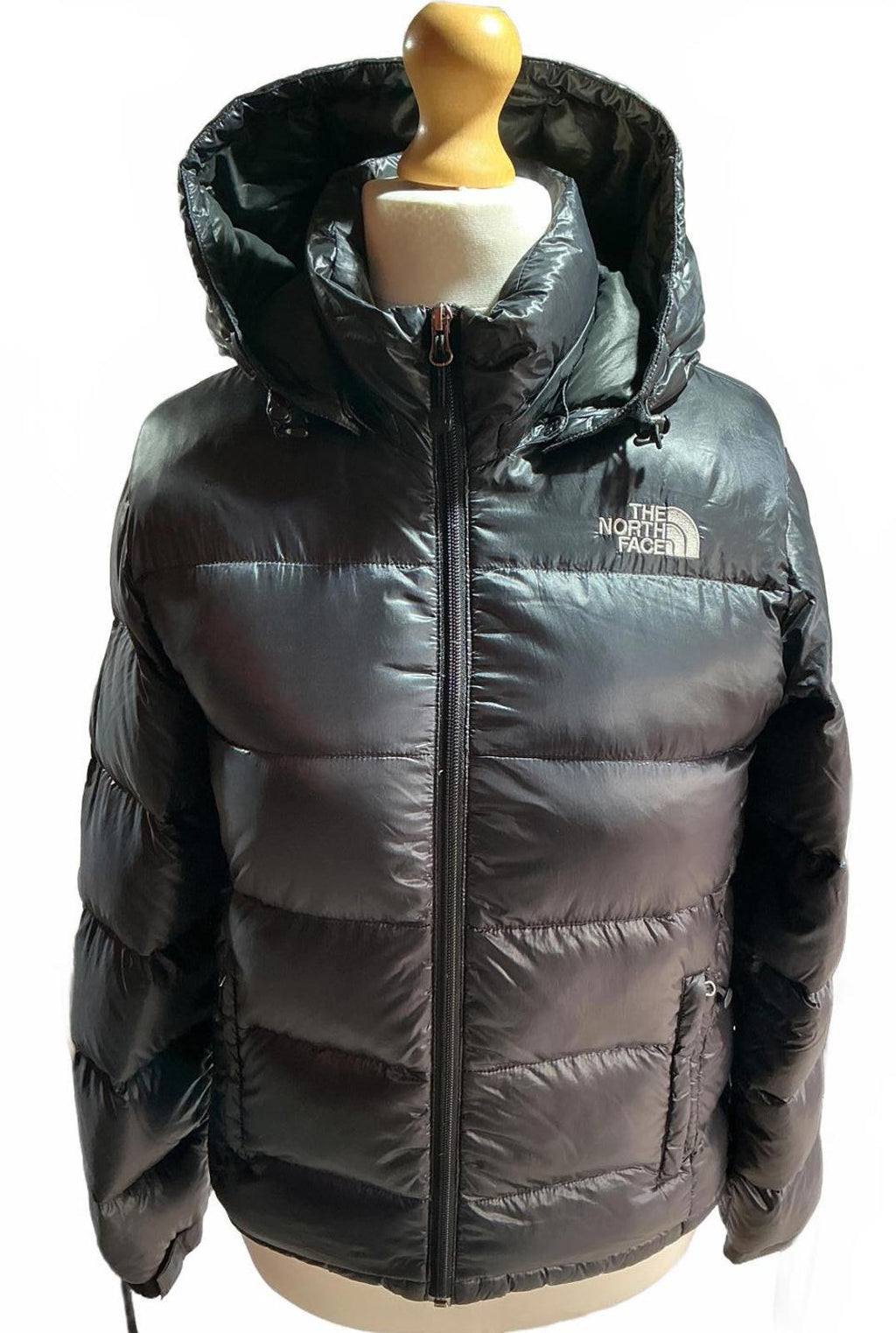 The North Face Ladies Black Puffer Jacket with Hood