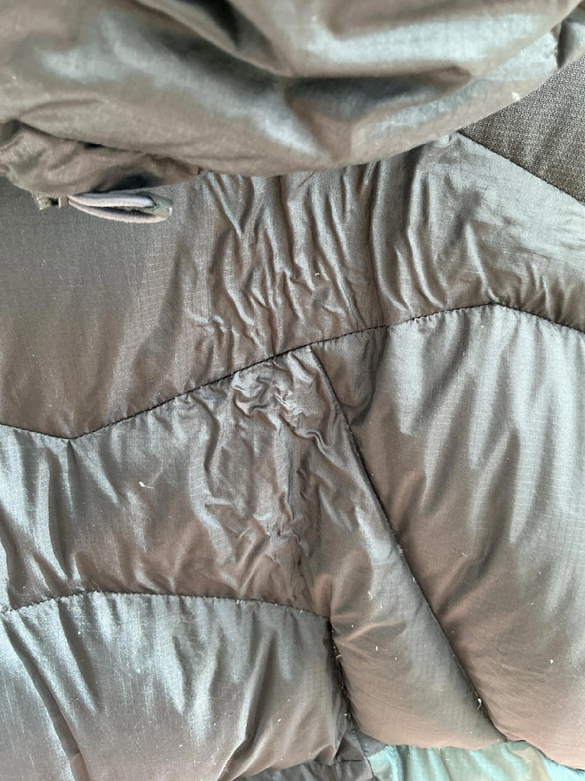 Millet Black Padded Winter Jacket Hooded Size Regular M Warm Outdoor