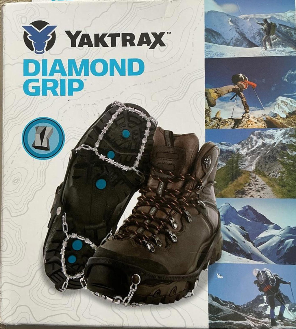 Yaktrax Diamond Grip Ice Cleats Size M 7-9