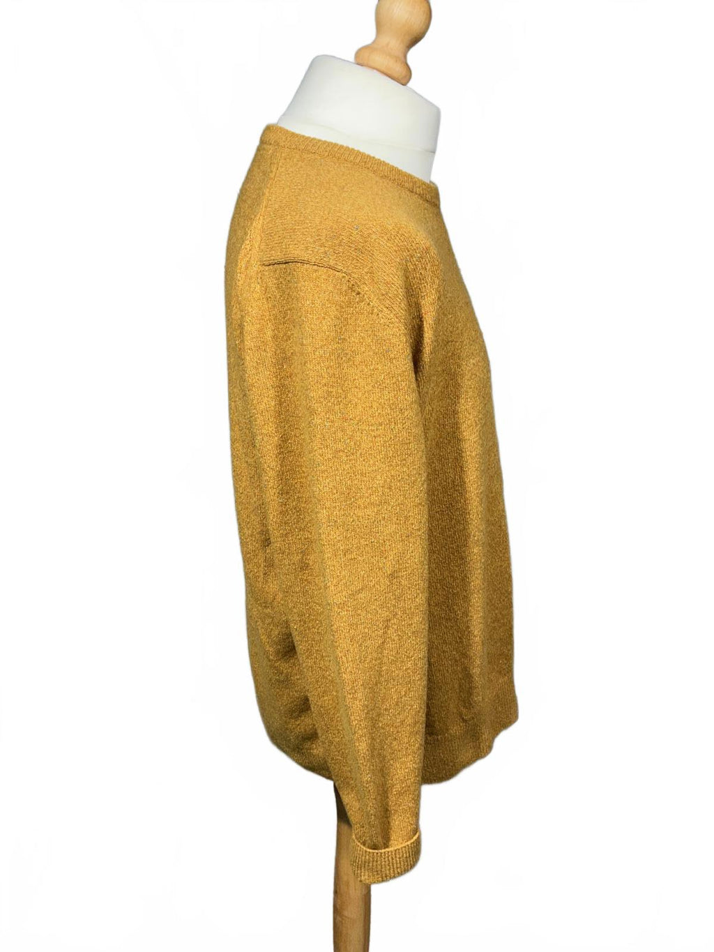 Men's Barbour Sweater Yellow Crew Neck
