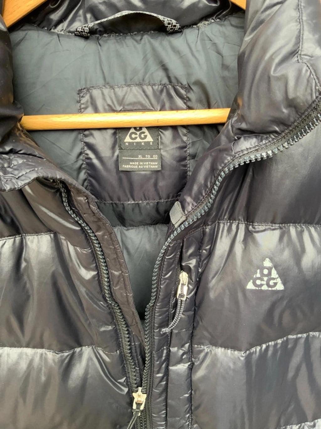 Nike acg down gilet xl