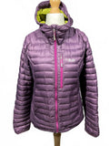 Rab Puffer Jacket Women's Purple Hooded
