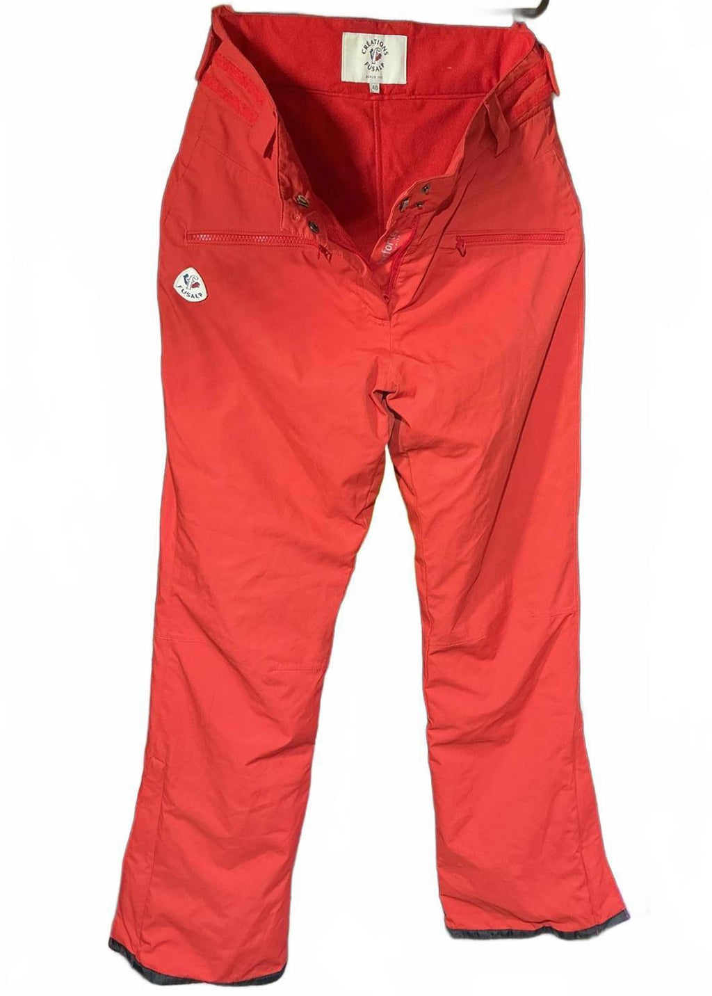 Fusalp Ladies Red Ski Trousers Size 12
