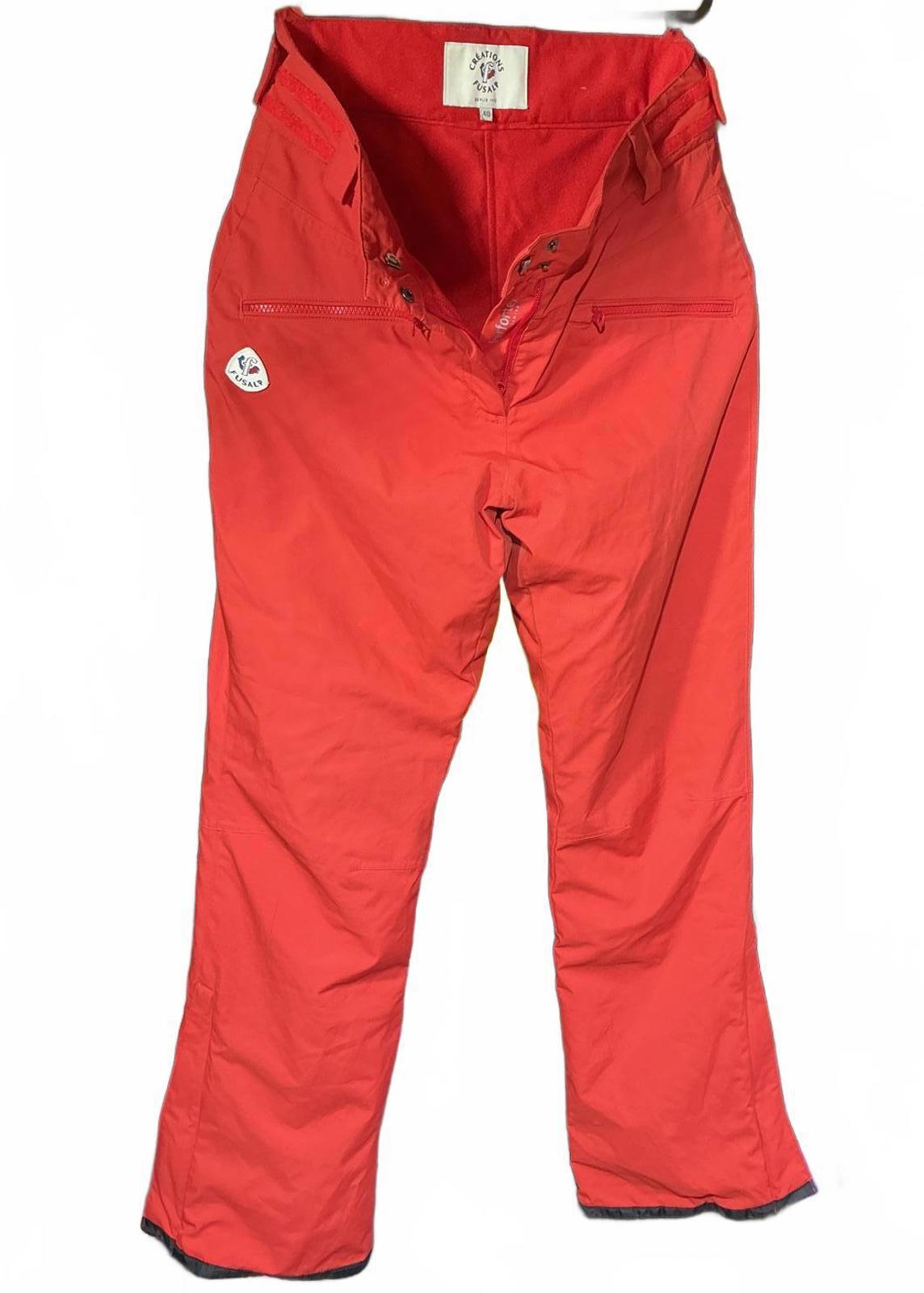 Fusalp Ladies Red Ski Trousers Size 12