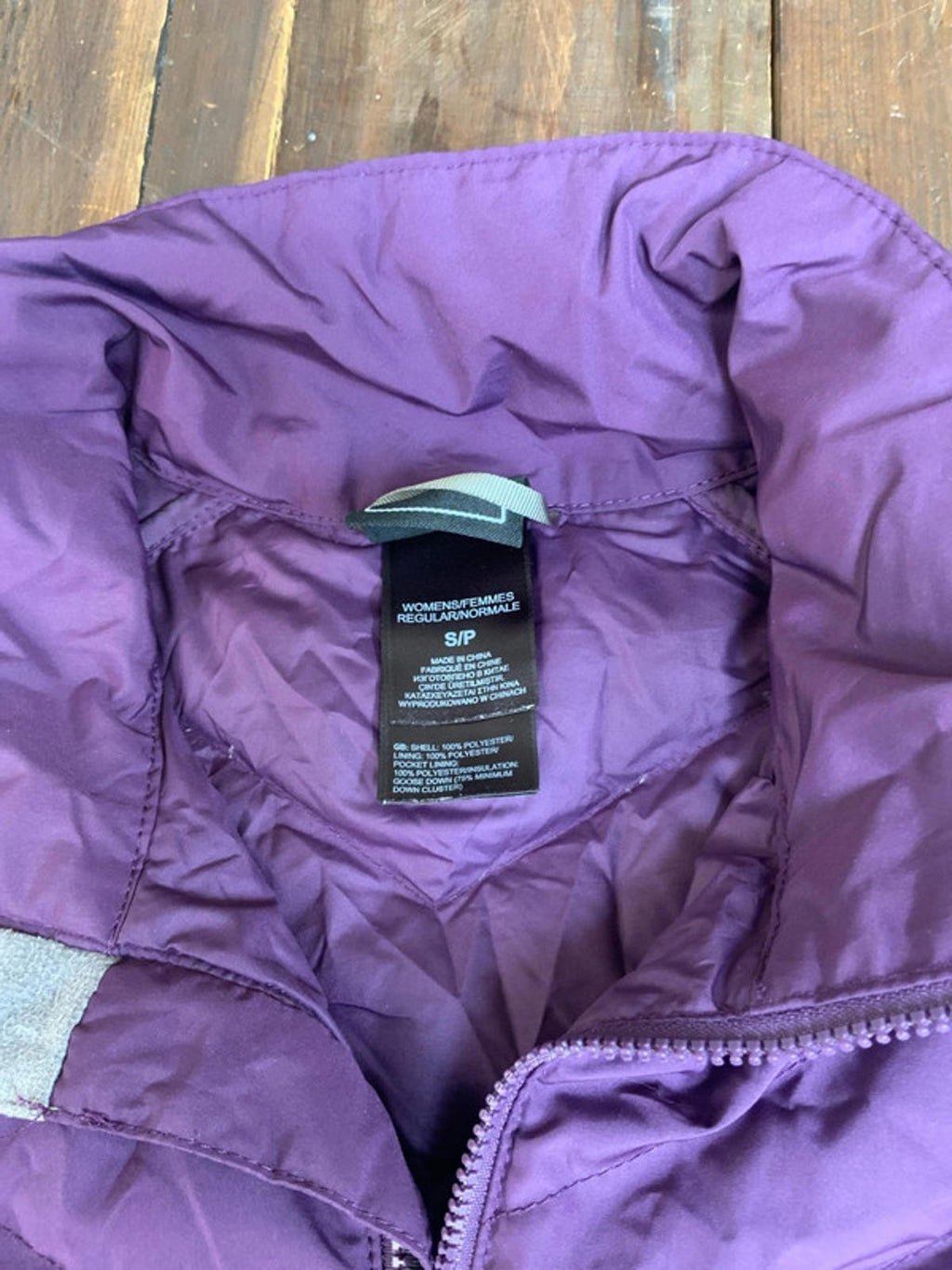 The North Face Purple Quilted Jacket Size Small UK Women's Outerwear