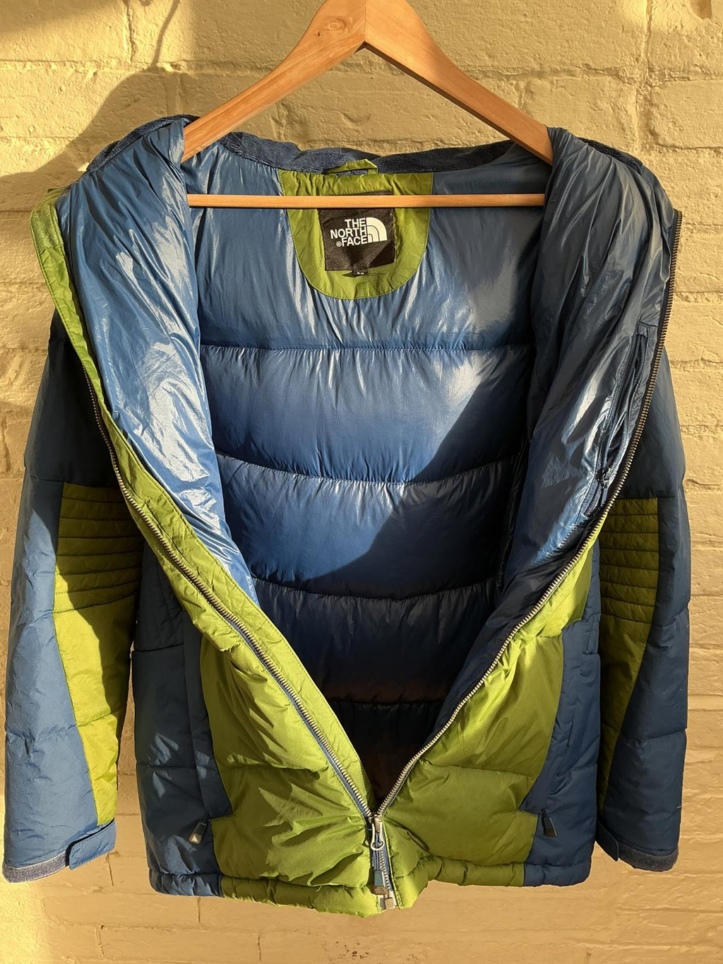 The North Face Two-Tone Hooded Puffer Jacket