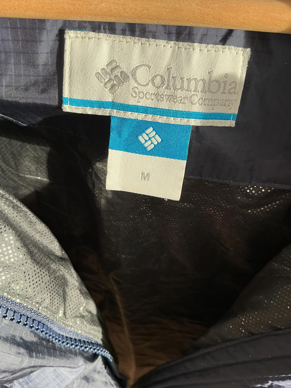Columbia Men's Navy Blue Puffer Jacket with Hood
