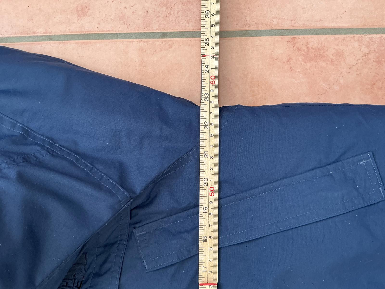 The North Face Men's Blue Puffer Jacket with Hood