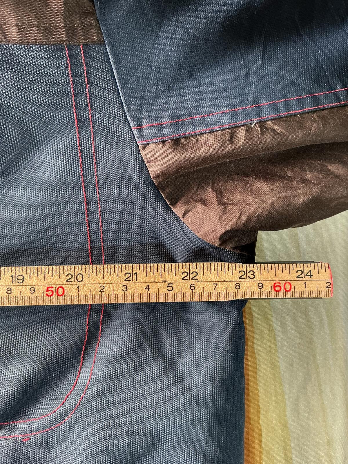 Mountain Equipment Blue and Black Hooded Hiking Jacket