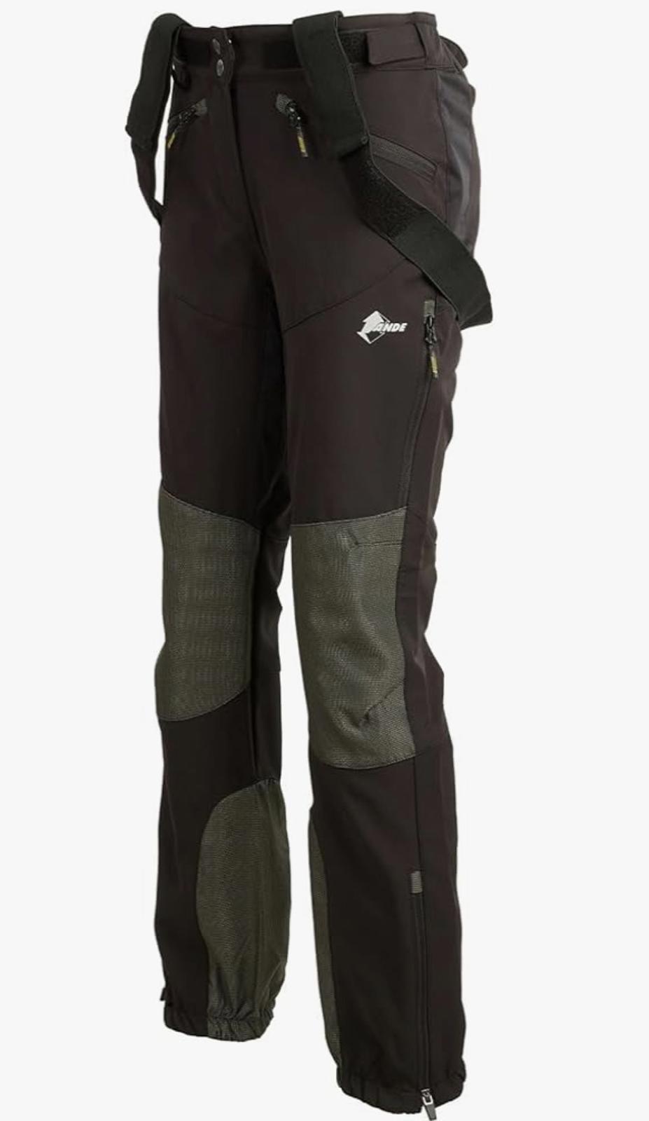 Ande Ladies Outdoor/Ski/Alpine Compression Pants with Suspenders Size 10