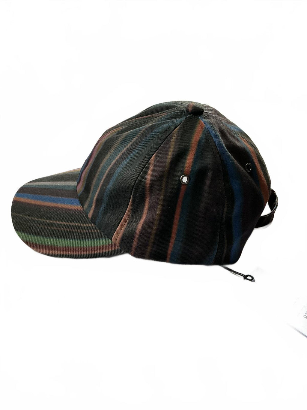 Paul Smith Striped Multicolor Baseball Cap Adjustable Size