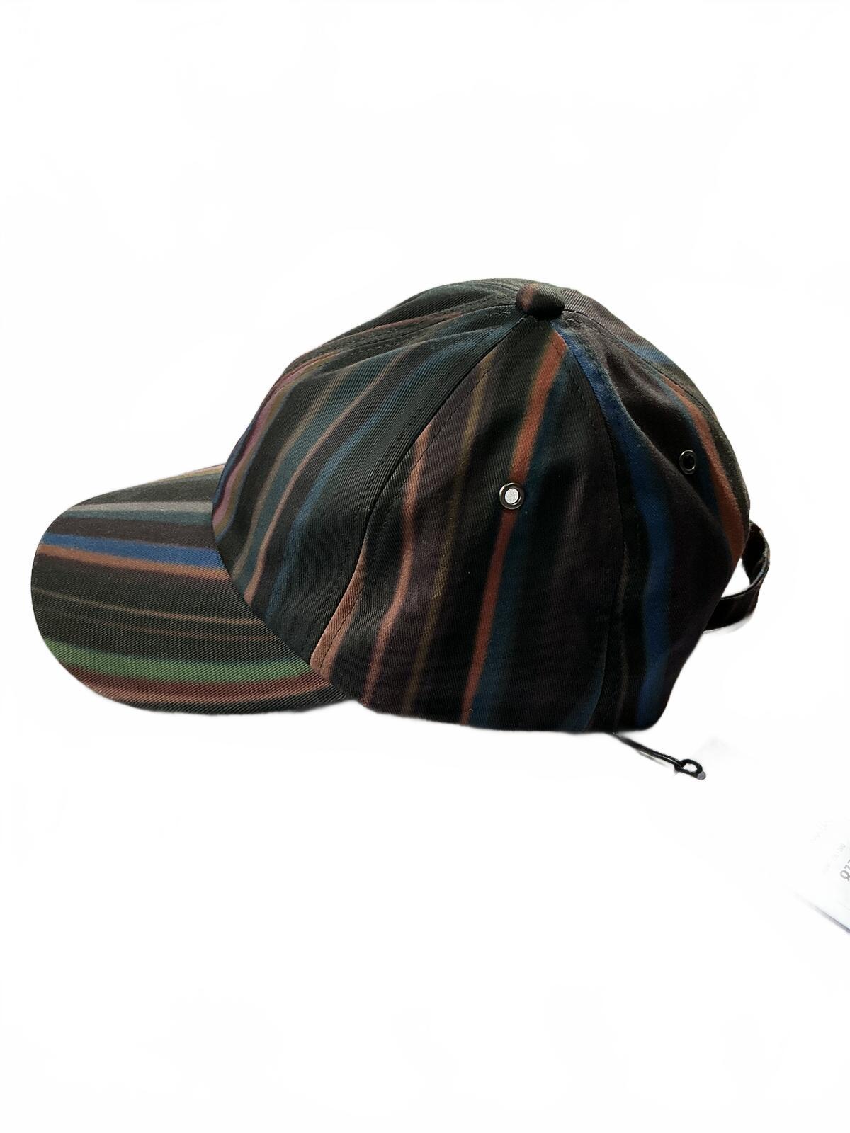 Paul Smith Striped Multicolor Baseball Cap Adjustable Size