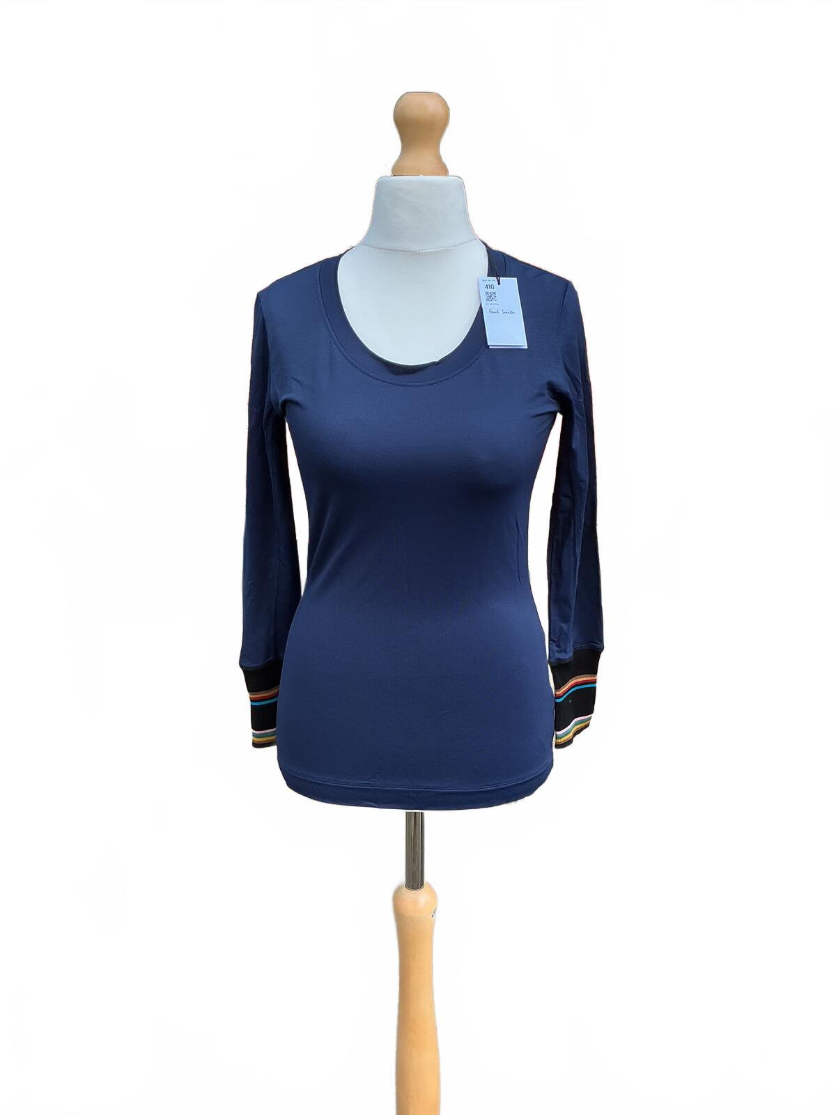 Paul smith Navy Blue Long Sleeve Top Size Regular