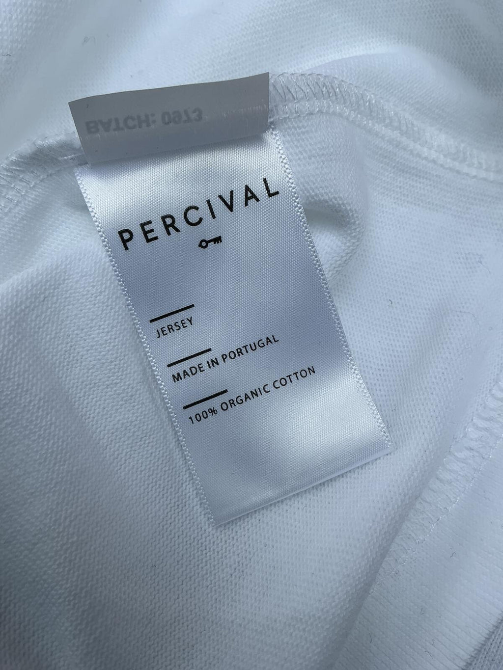 Percival White Classic Crew Neck T-Shirt Size M Casual Basic Wear