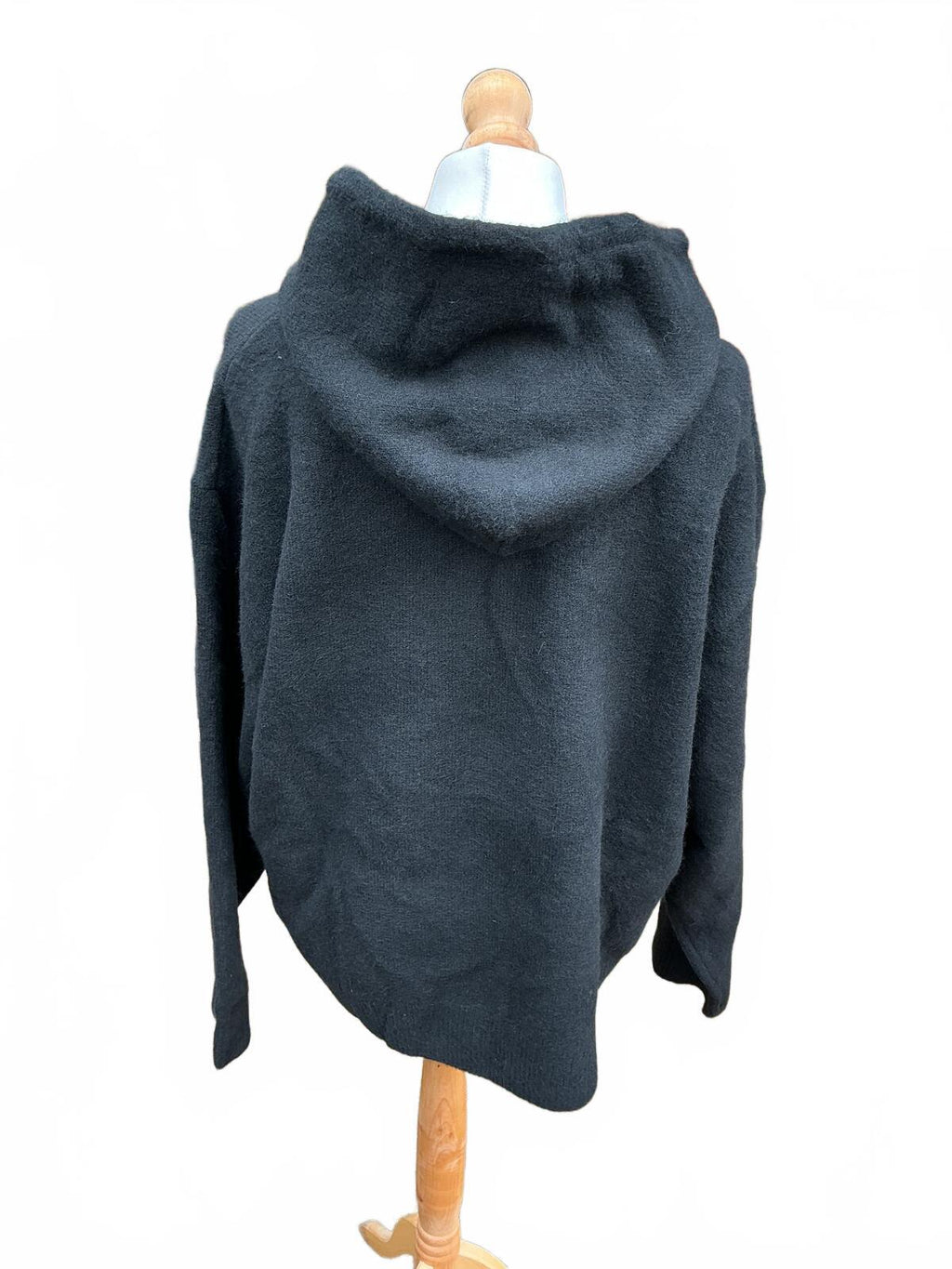 The Couture Club Ladies Black Hooded Pullover Sweater Oversized Style Size Xxl
