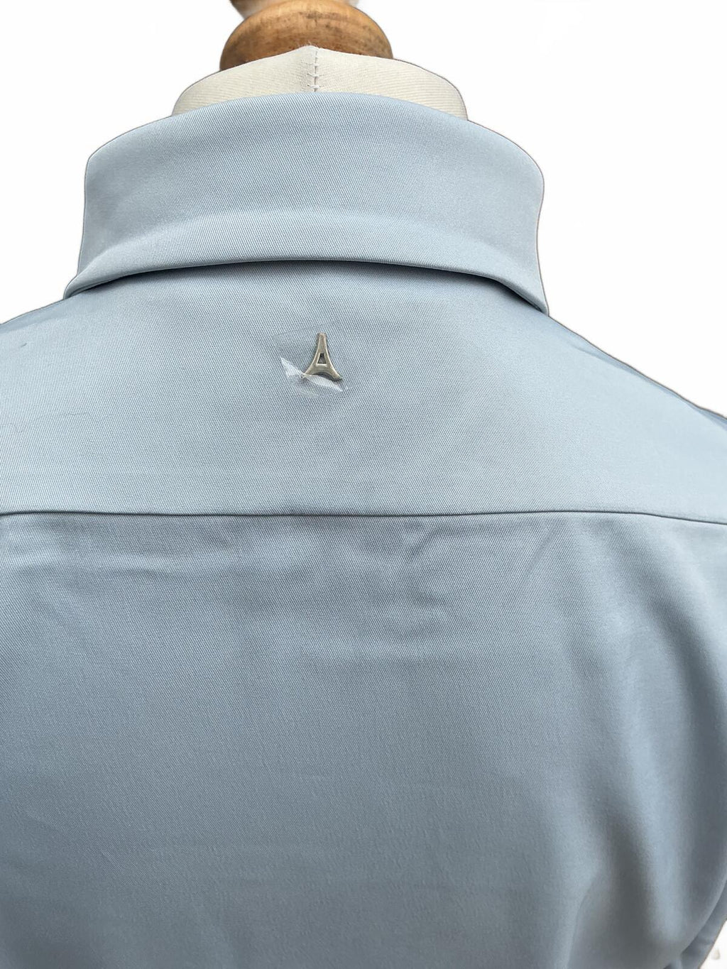 Maniere De Voir Light Blue Long Sleeve Shirt Size Xxl Classic Collar Button Up