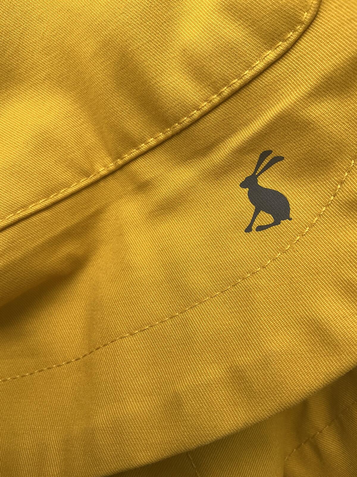 Joules Yellow Hooded Waterproof Coat Jacket Size 12 Casual Outerwear