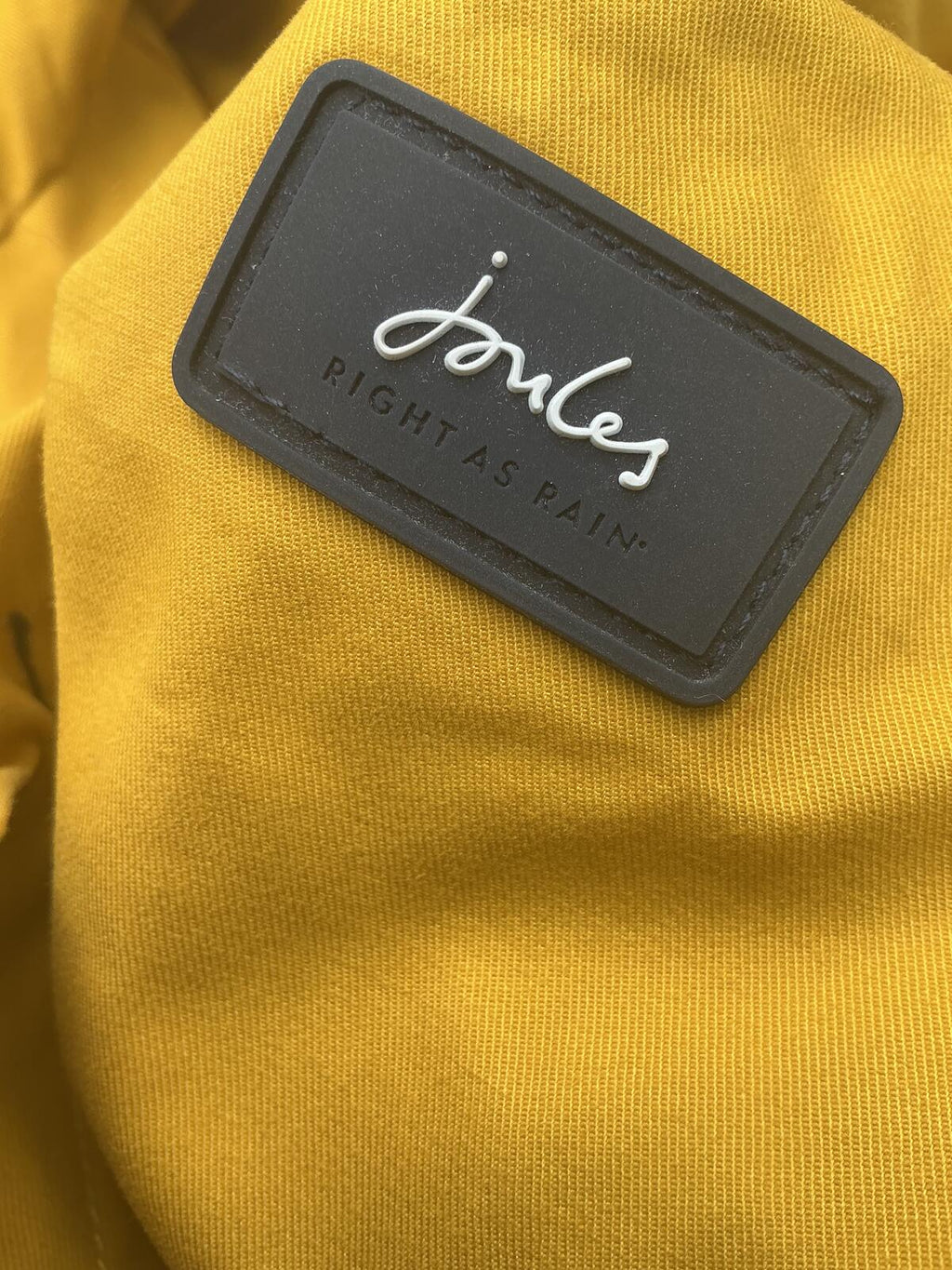 Joules Yellow Hooded Waterproof Coat Jacket Size 12 Casual Outerwear