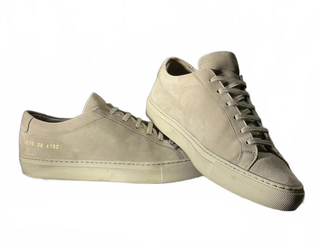 Common Projects Nap Tournament Low Size 4/37 Sneakers Beige Suede Men's Size 38