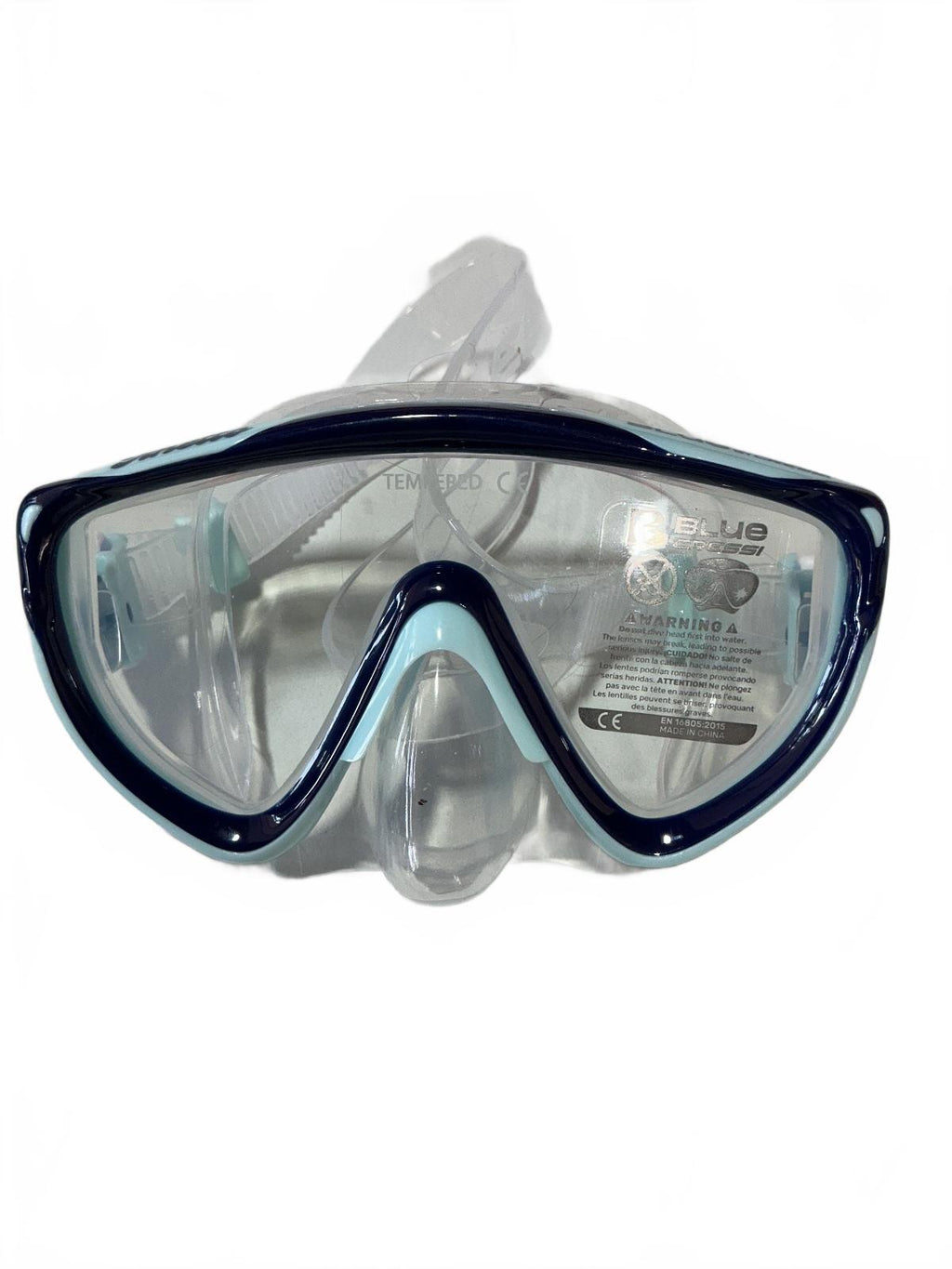 Blue Cressi Kids Snorkeling Set Size L/XL Fins Mask Snorkel Diving Gear