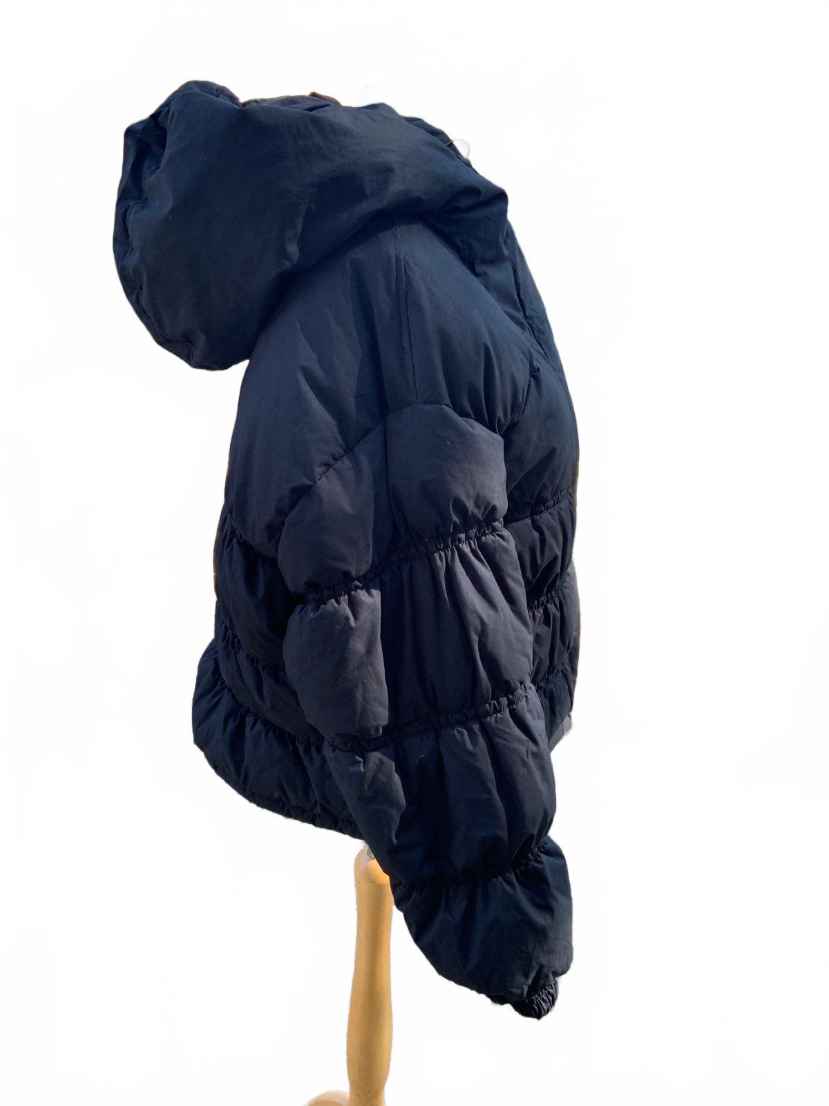We the free Ladies Black Oversized Hooded Puffer Jacket Size Regular S