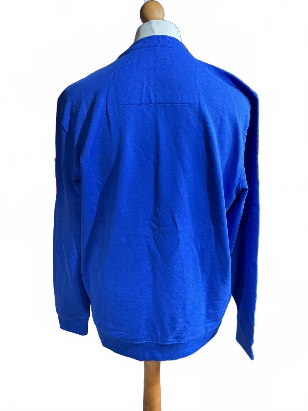 Weekend Offender Blue Long Sleeve Pullover Sweatshirt Large Casual Top