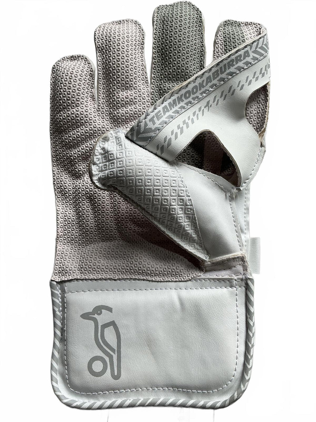 Kookaburra LC 2.0 Cricket Wicket Keeping Gloves Size Youth White Gray