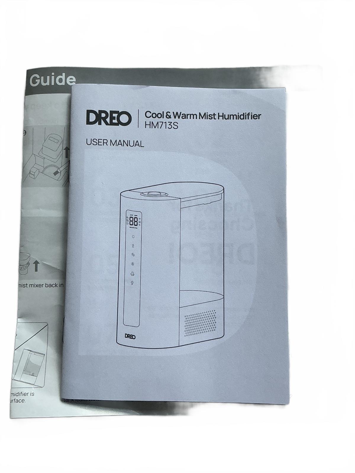 Dreo HM713S Cool & Warm Mist Humidifier with Digital Display 6L Capacity