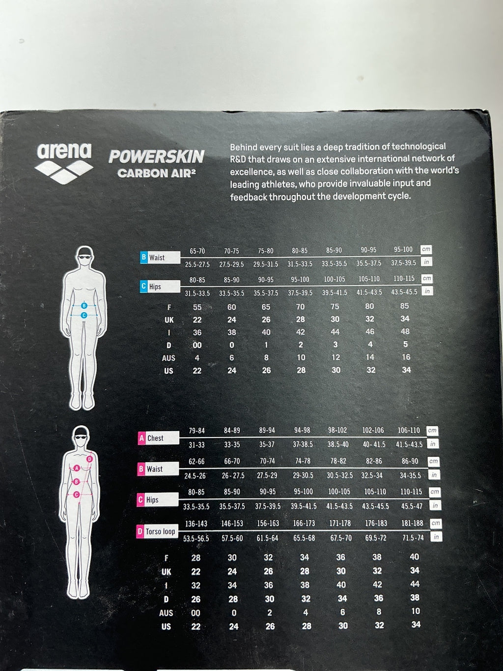 *NEW* arena Carbon Air Powerskin Men's Swim Jammer Shorts Size F/80 UK 32