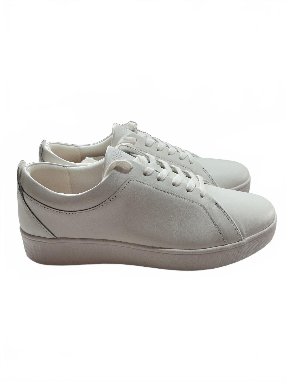 *NEW* Fitflop White Rally Daily Sneakers UK 7 Comfortable Stylish Casual Shoes