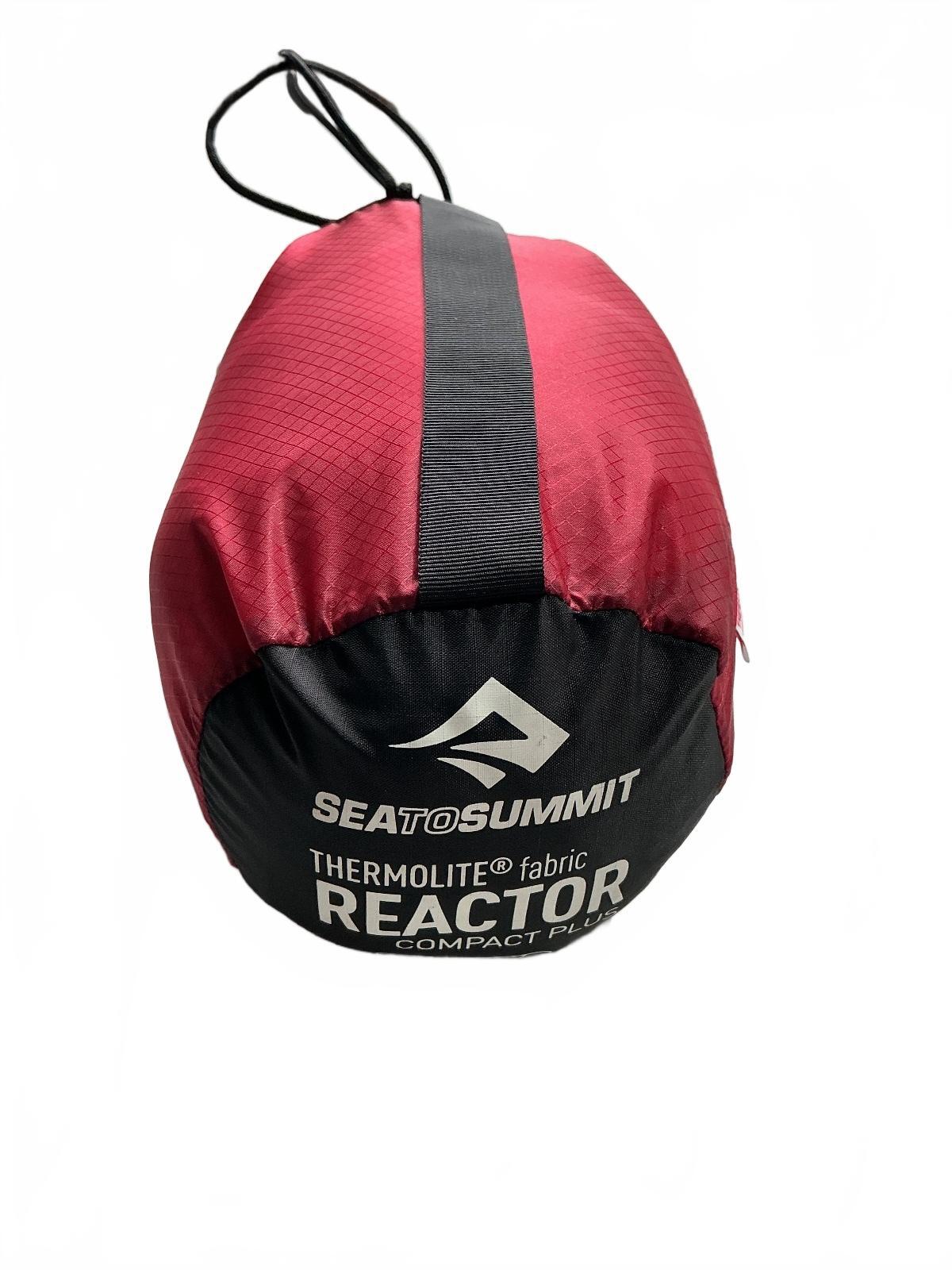 Sea to Summit Reactor Compact Plus Sleeping Bag Short Size Thermal Red