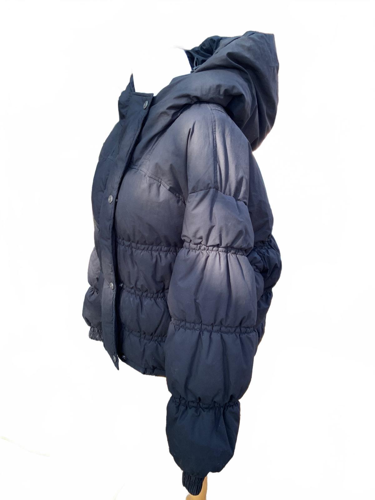 We the free Ladies Black Oversized Hooded Puffer Jacket Size Regular S