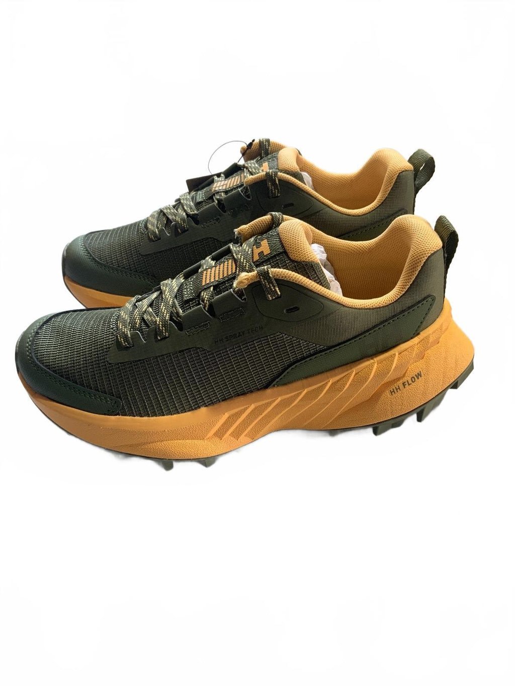 *NEW* Helly Hansen Ladies HH Flow Trail Running Shoes Green Orange UK Size 4