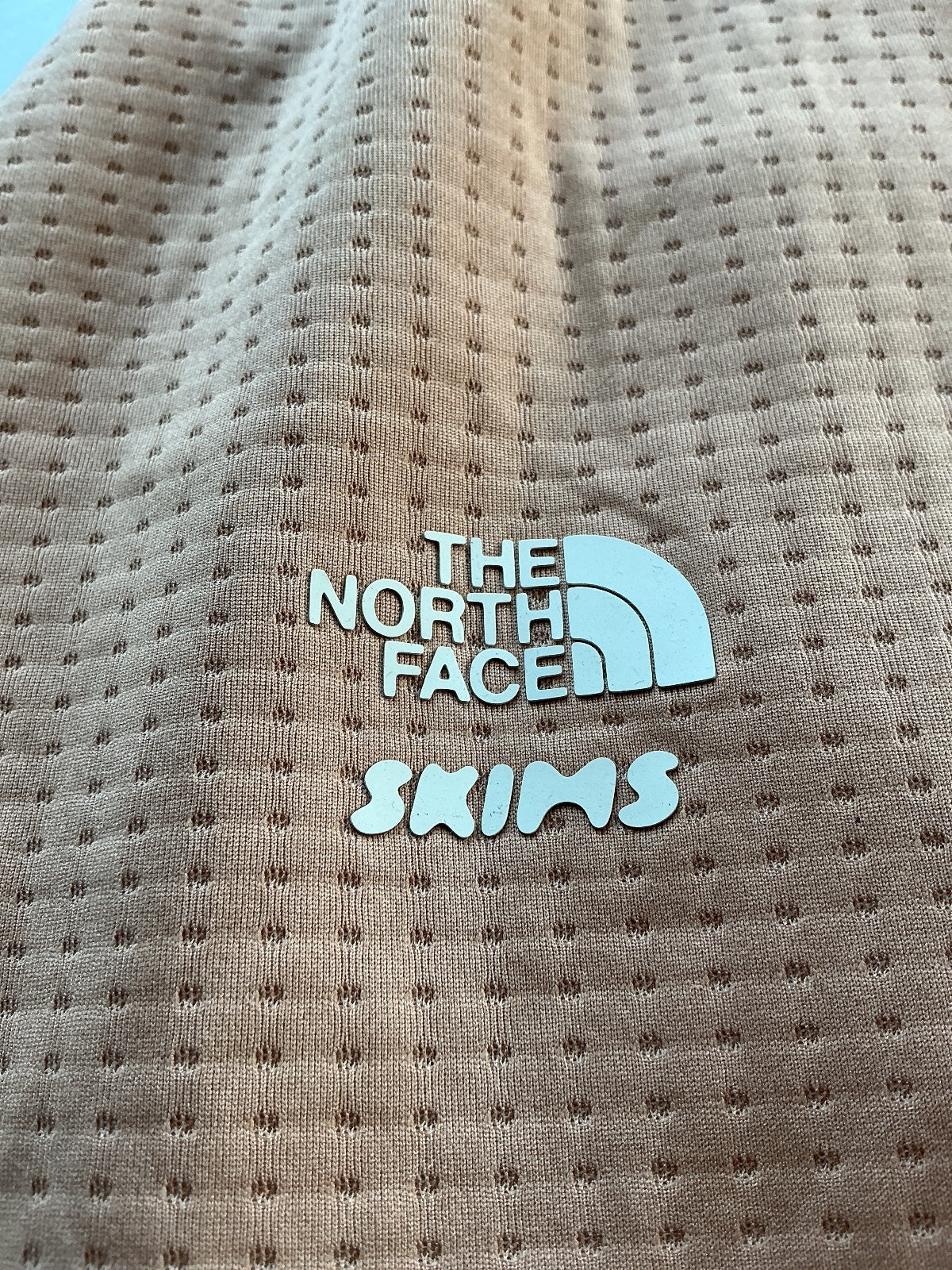 The North Face x Skims Refina Dotknit Women's Beige Leggings Size XL