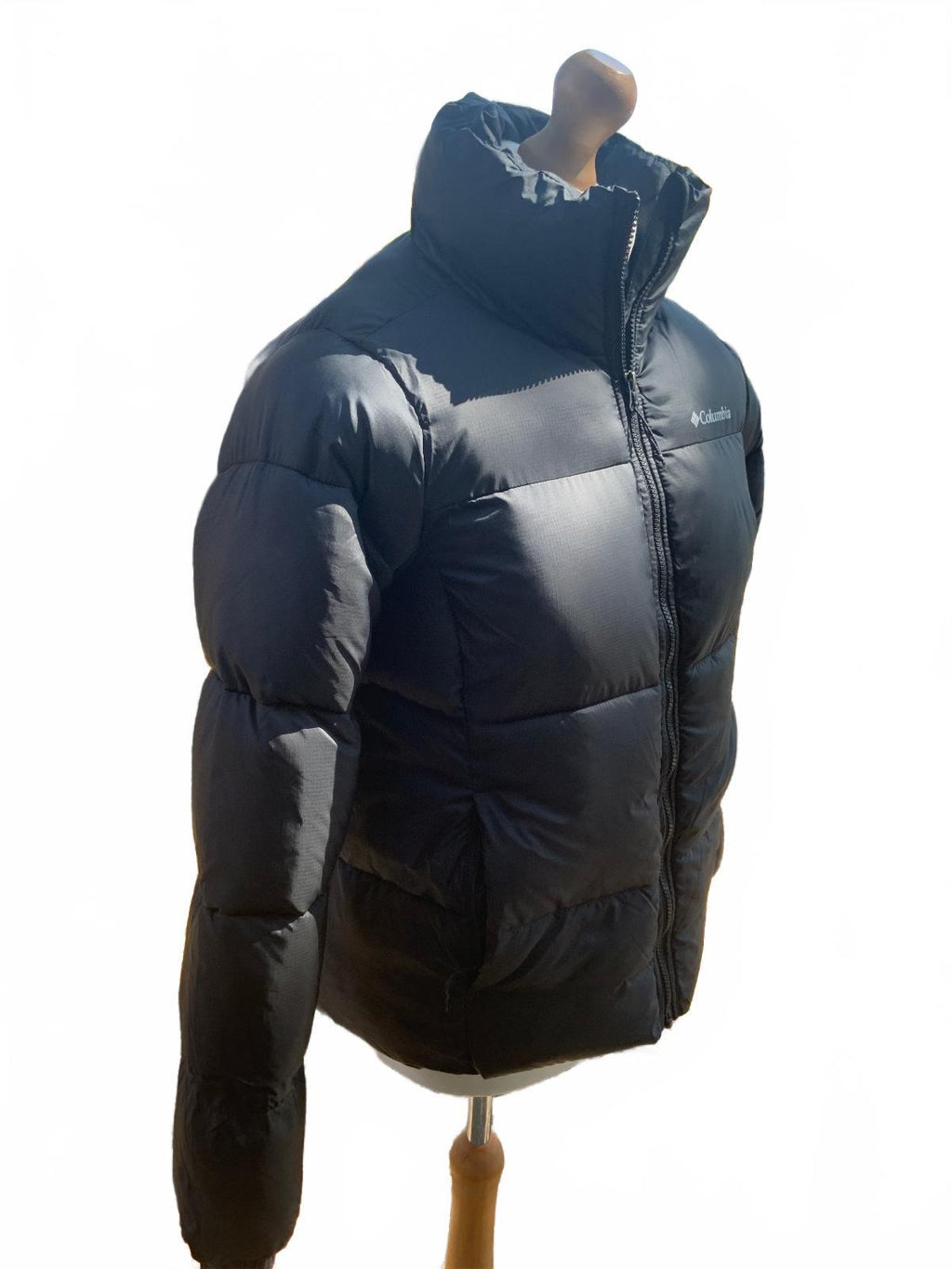Columbia Black Regular Fit Puffer Jacket Size S Warm Winter Coat