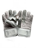 Kookaburra LC 2.0 Cricket Wicket Keeping Gloves Size Youth White Gray