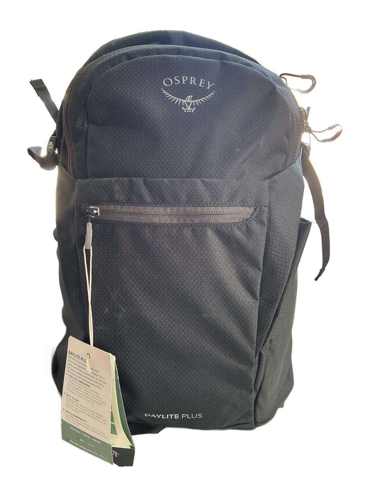 Osprey Daylite Plus 20L Black Backpack Suitable for Everyday Travel Hiking