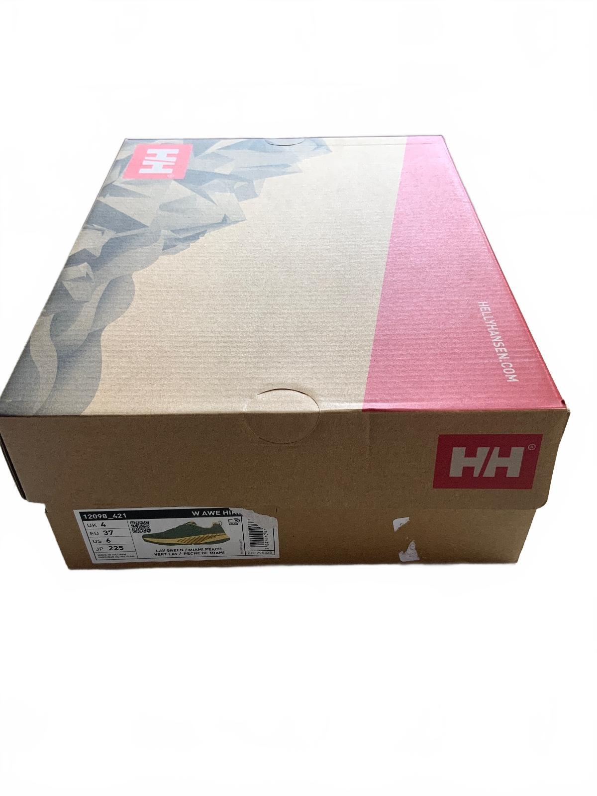 *NEW* Helly Hansen Ladies HH Flow Trail Running Shoes Green Orange UK Size 4