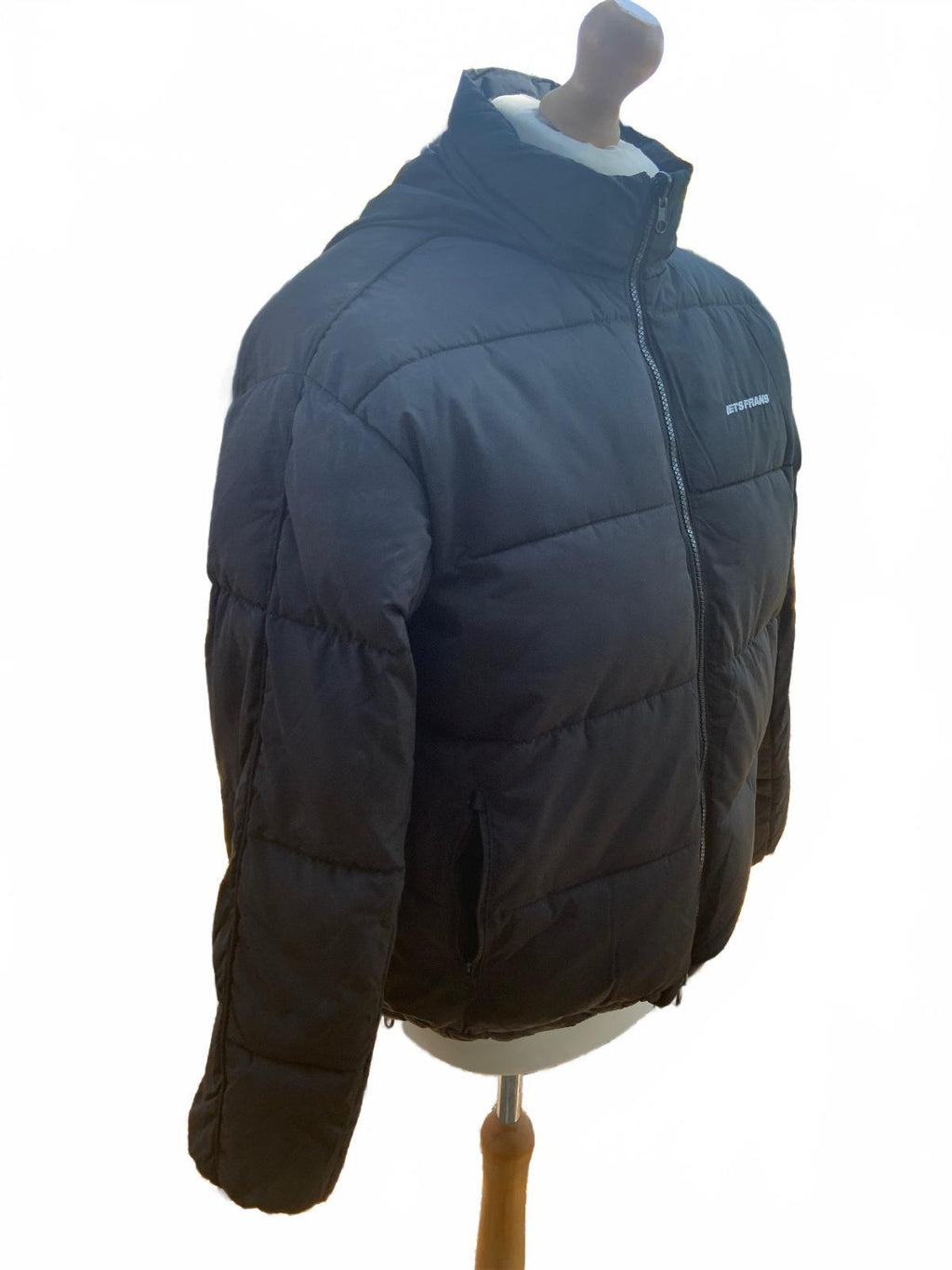 iets frans//Urban Outfitters Reversible Puffer Jacket Black and Grey Size S Coat