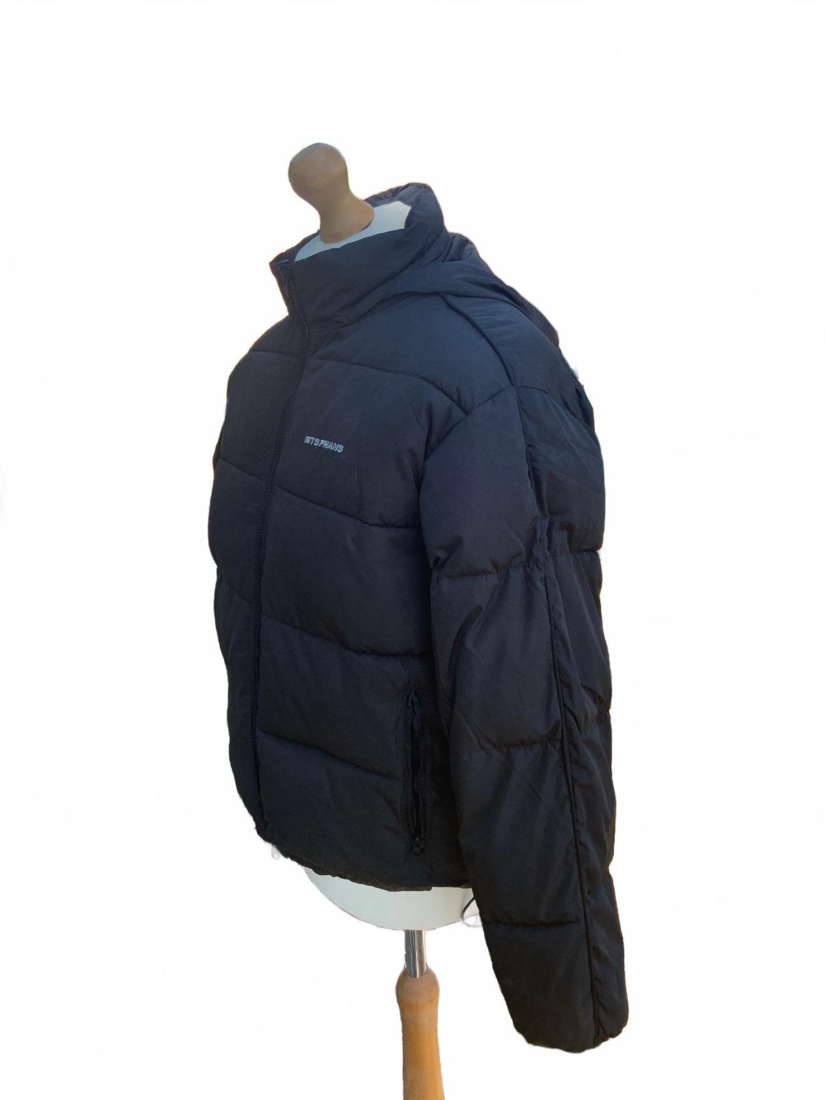 iets frans//Urban Outfitters Reversible Puffer Jacket Black and Grey Size S Coat