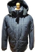 Men's Montbell Down Insulated Gray Hooded Puffer Jacket