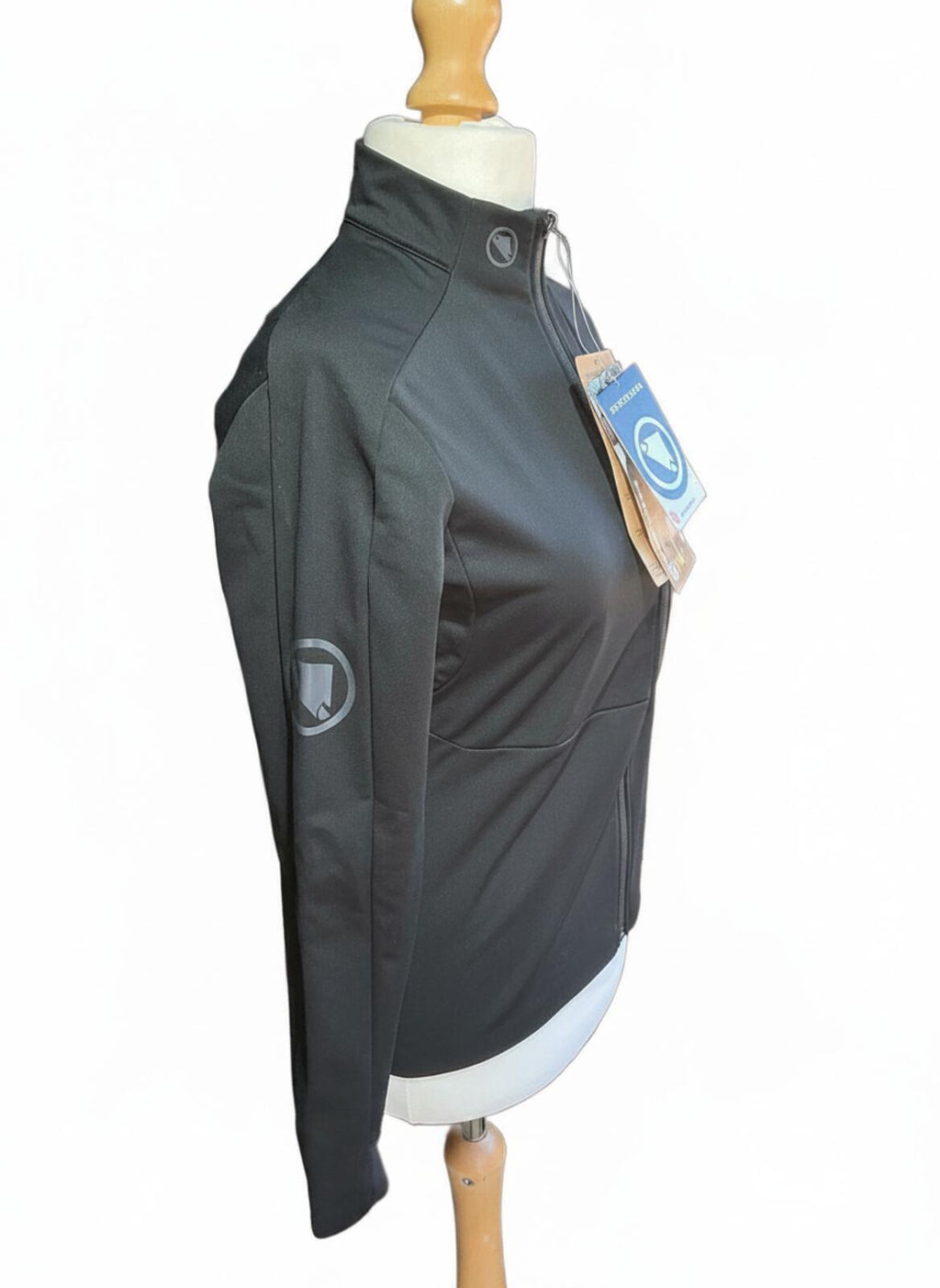 Endura Women's Windchill 2 Black Cycling Jacket Size Small Lightweight Softshell