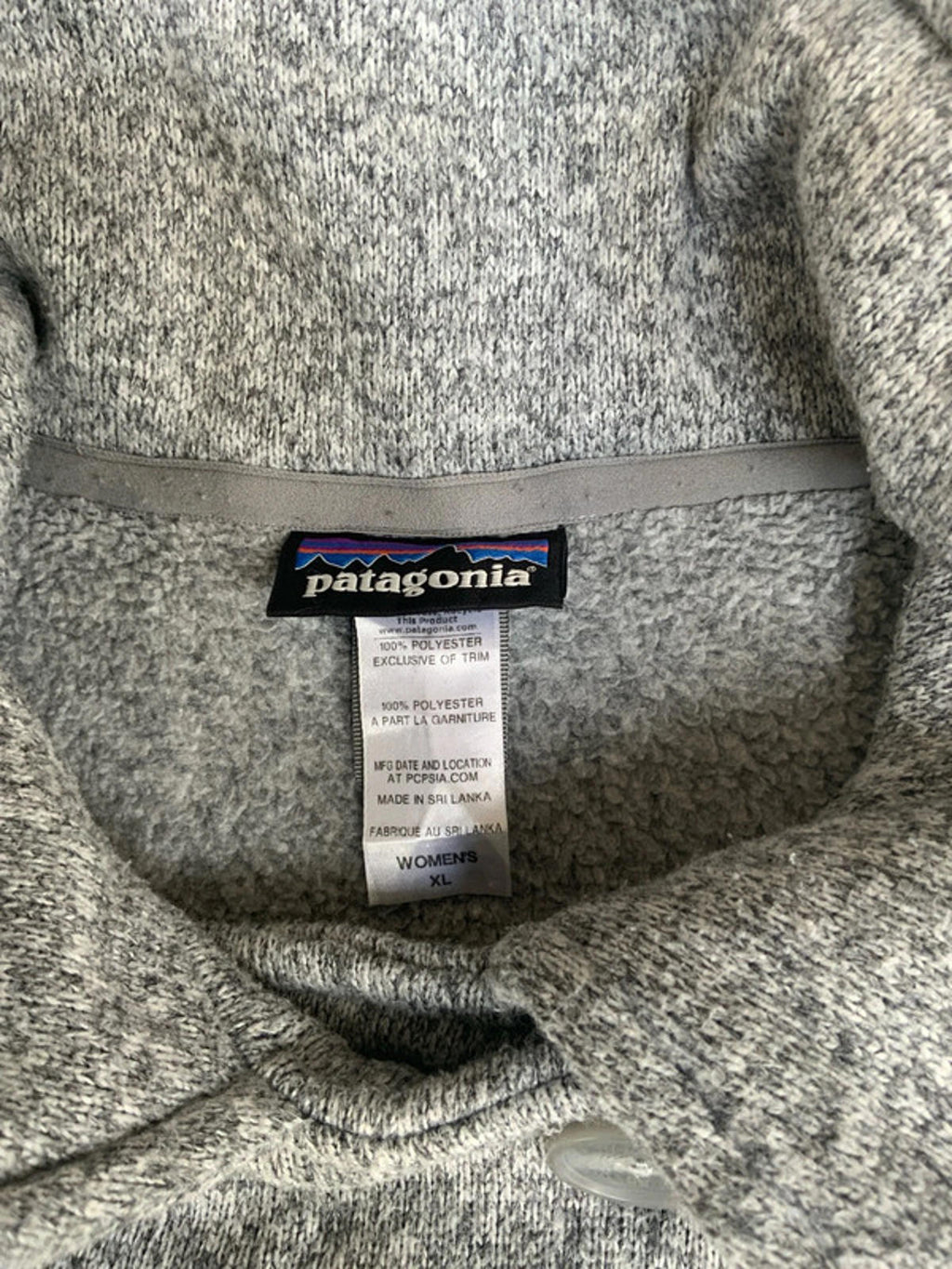 Patagonia ladies fleece peacoat jacket xl