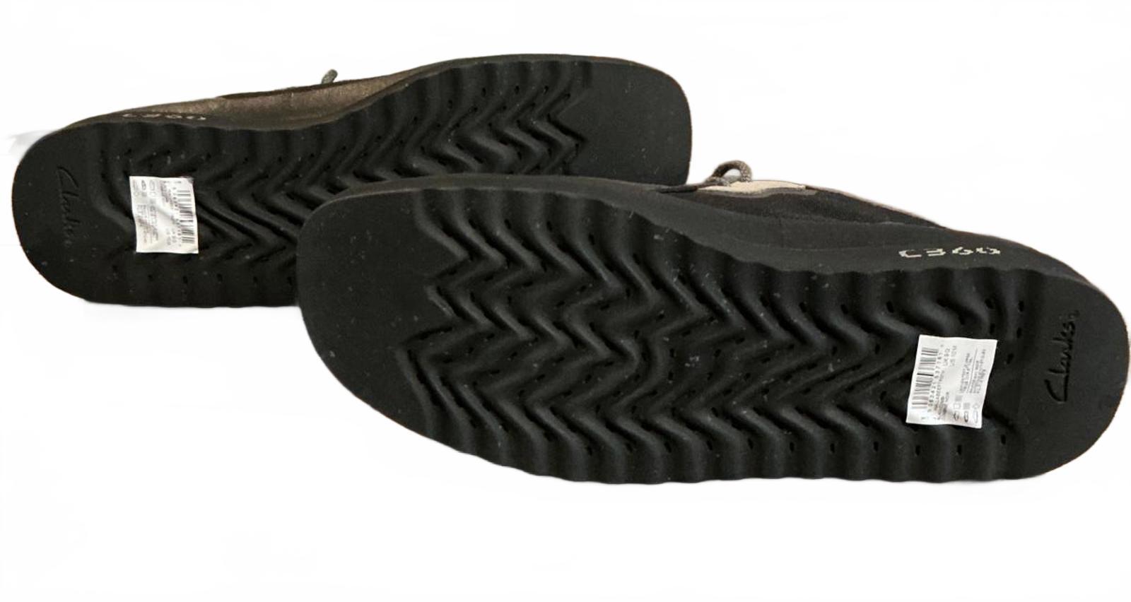 Clarks C360 Gore-Tex Black and Grey Suede Shoes Size 9