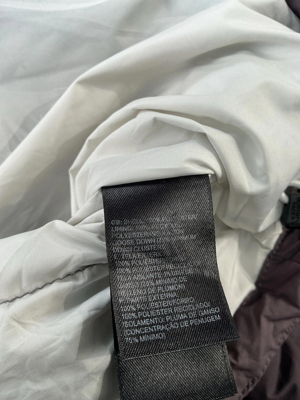 Tnf down gilet xl ladies