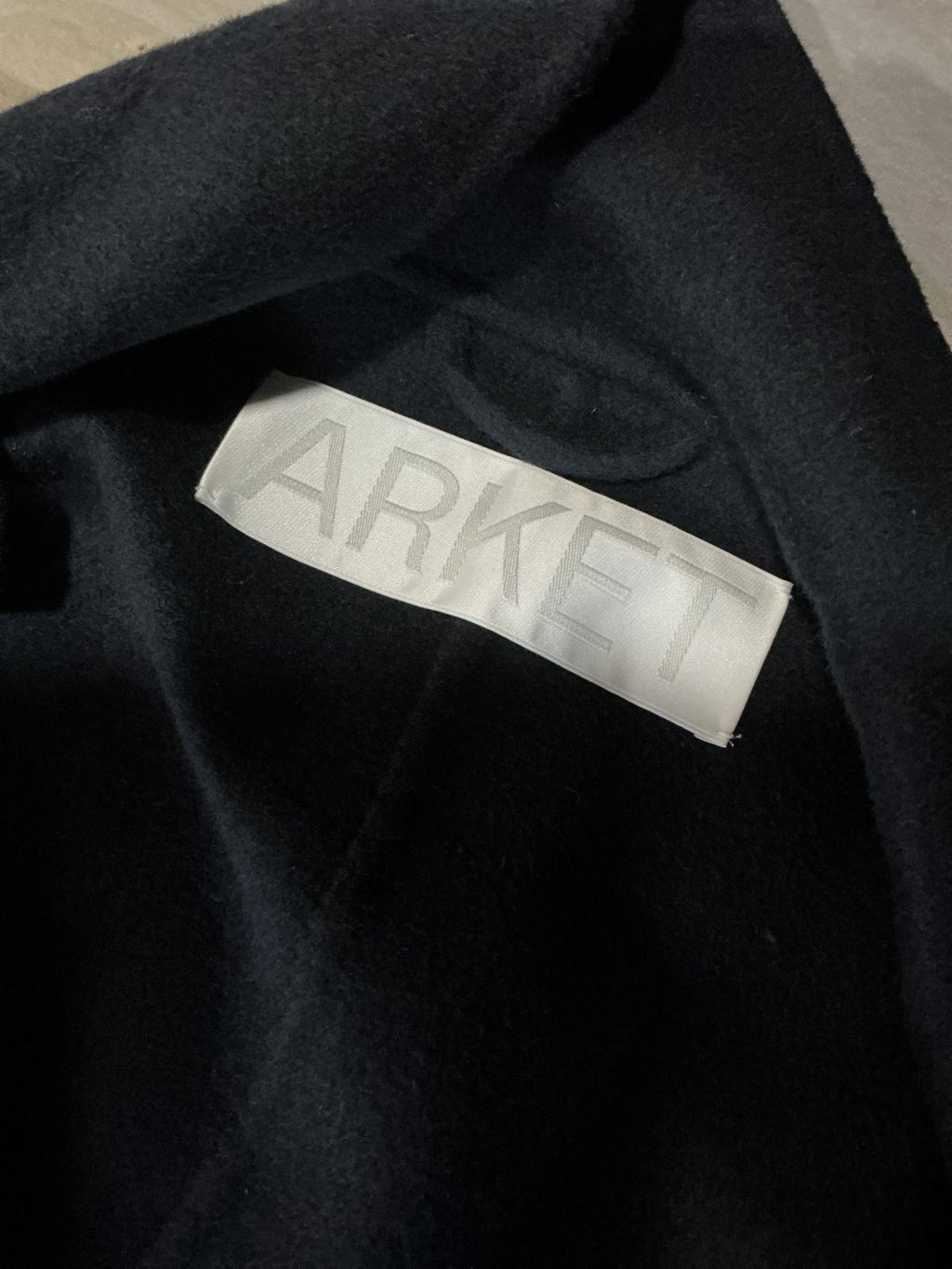 Men's Arket Navy Utility Jacket with Button Closures
