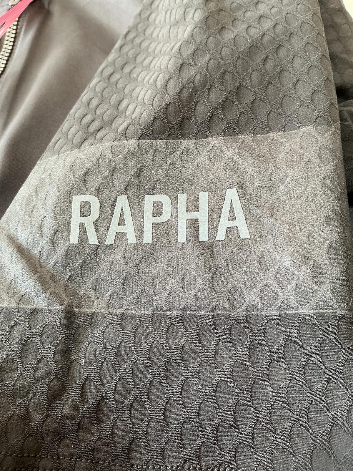 Rapha Men’s Cycling Jersey Black Size Regular XL Lightweight Breathable