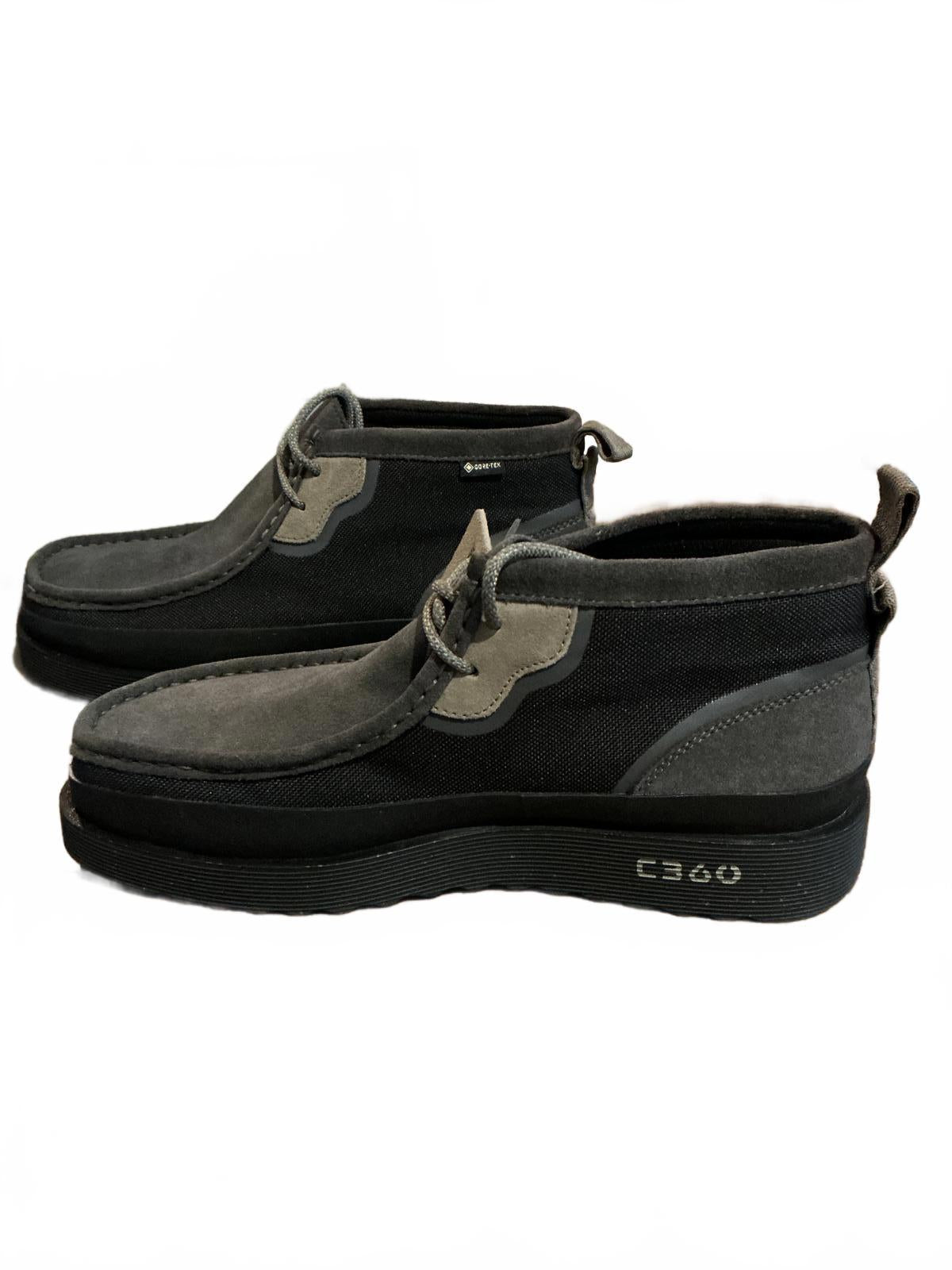 Clarks C360 Gore-Tex Black and Grey Suede Shoes Size 9